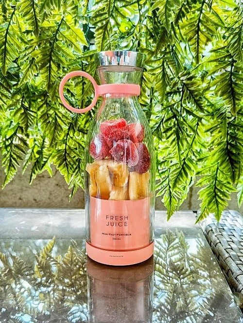 Portable USB Rechargeable Mini Juice Blender – Travel Friendly Smoothie Maker for Gym, Office & Home