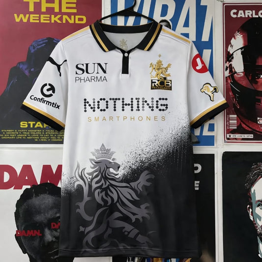 RCB White Edition Premium Jersey – 2026 Custom Name