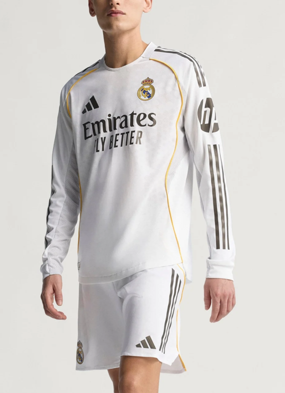 Real Madrid 24/25 Long Sleeve Home Jersey