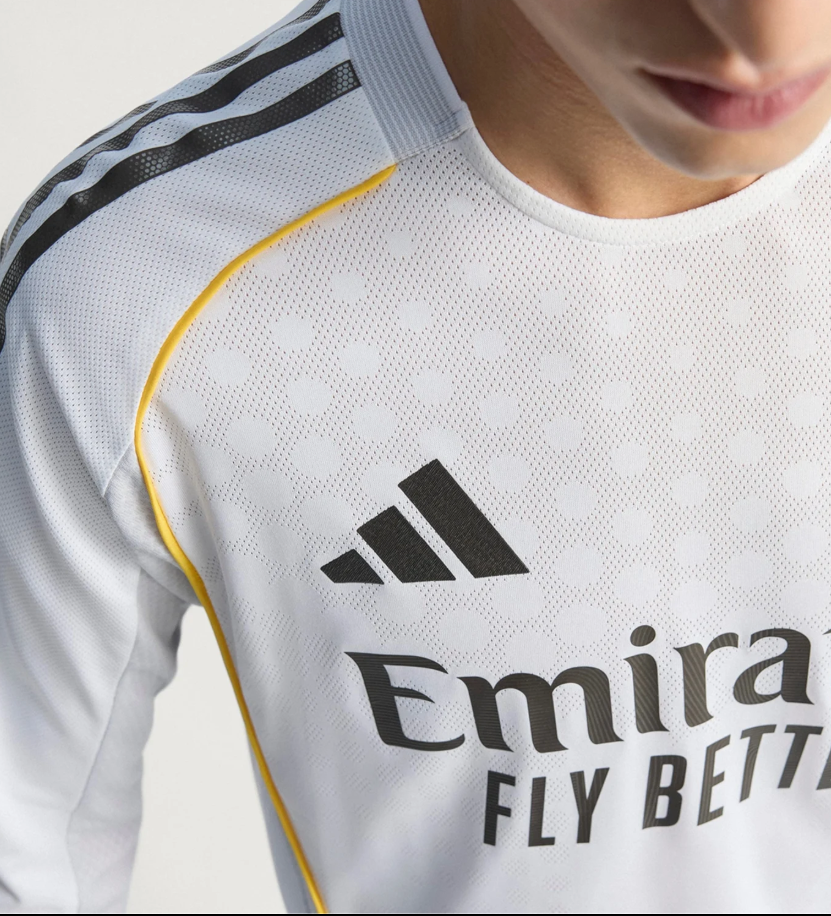 Real Madrid 24/25 Long Sleeve Home Jersey